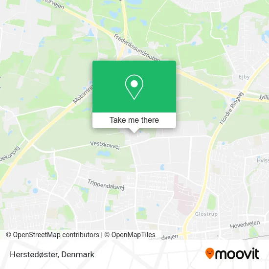 Herstedøster map