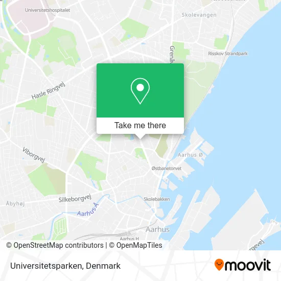 Universitetsparken map