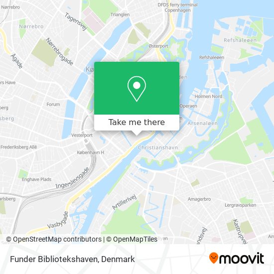 Funder Bibliotekshaven map