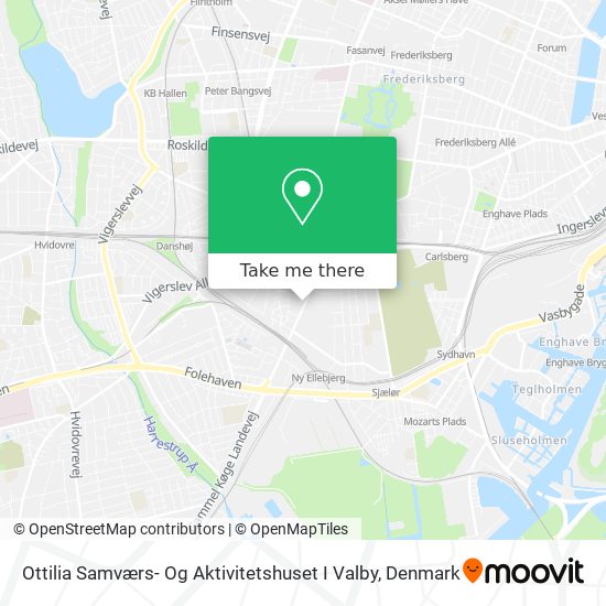 Ottilia Samværs- Og Aktivitetshuset I Valby map