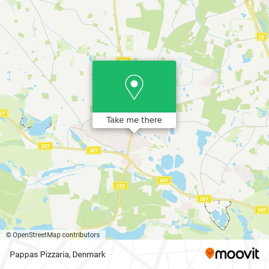 Pappas Pizzaria map