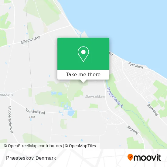 Præsteskov map