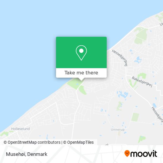 Musehøi map