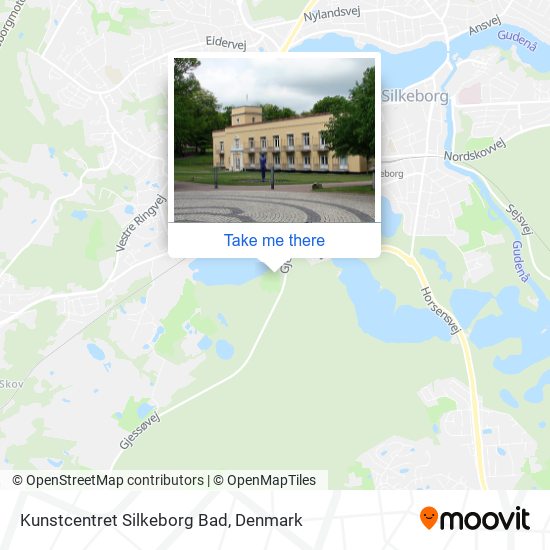 Kunstcentret Silkeborg Bad map