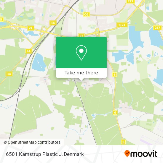 6501 Kamstrup Plastic J map