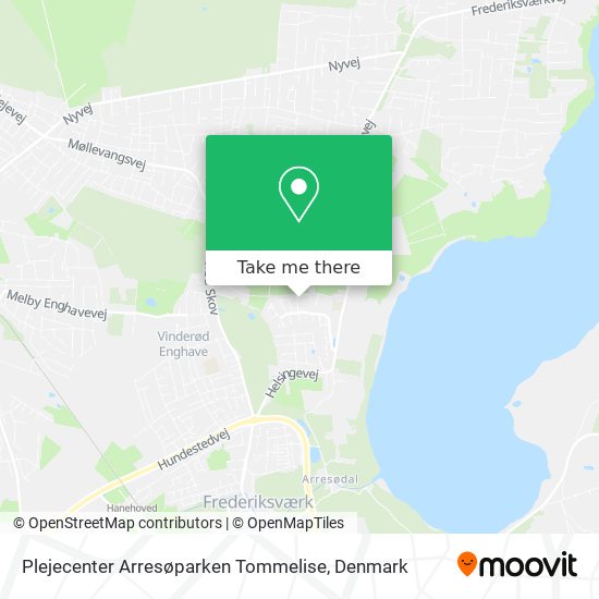 Plejecenter Arresøparken Tommelise map