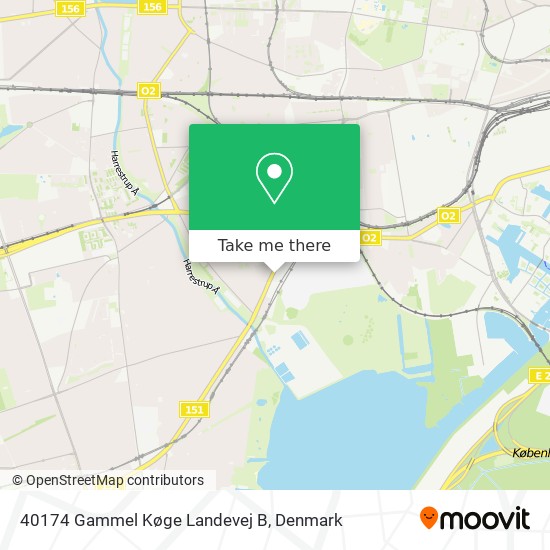 40174 Gammel Køge Landevej B map
