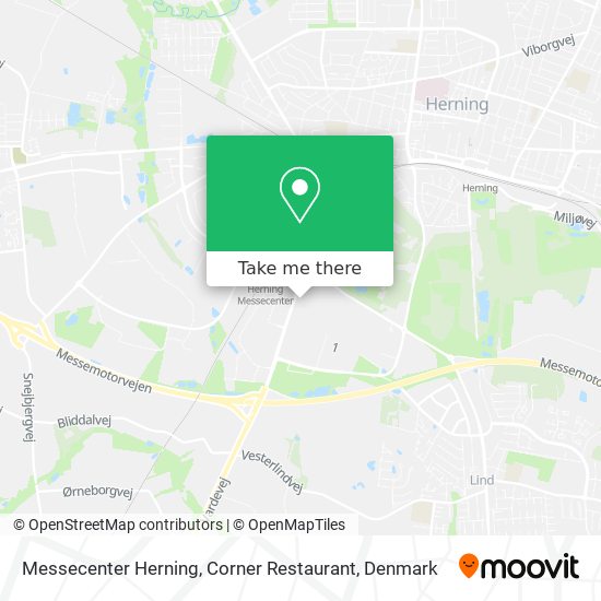 Messecenter Herning, Corner Restaurant map