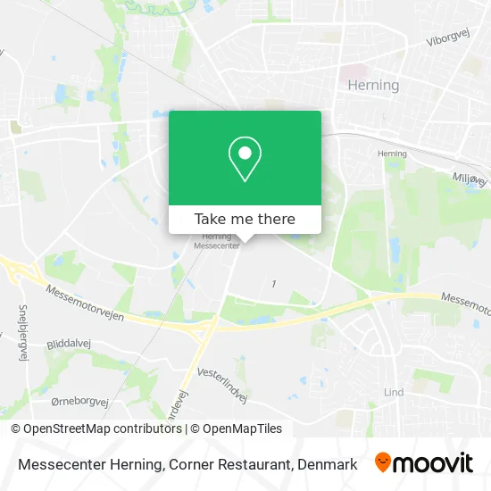 Messecenter Herning, Corner Restaurant map