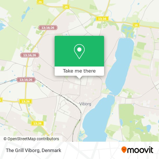 The Grill Viborg map