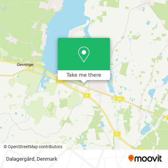 Dalagergård map