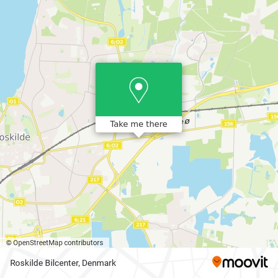 Roskilde Bilcenter map