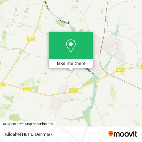 Kildehøj Hus D map