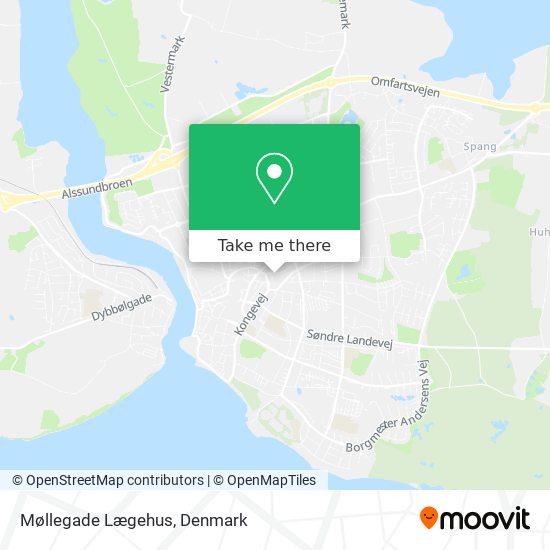 Møllegade Lægehus map