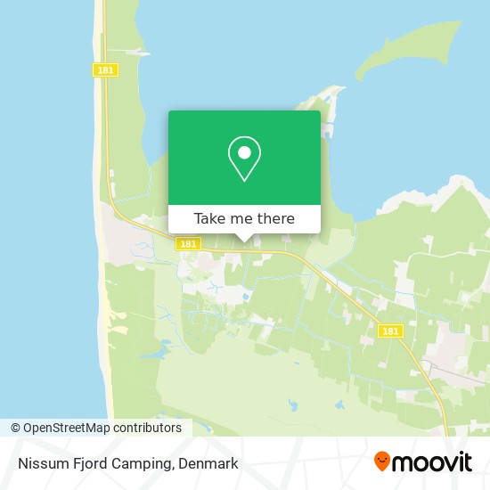 Nissum Fjord Camping map