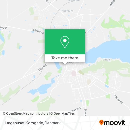 Lægehuset Korsgade map