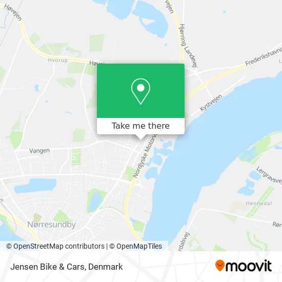 Jensen Bike & Cars map