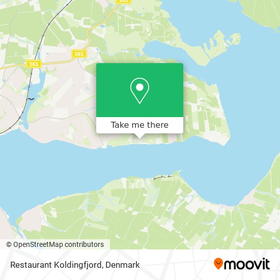 Restaurant Koldingfjord map