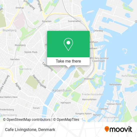 Cafe Livingstone map