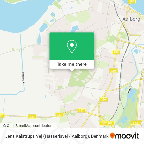 Jens Kalstrups Vej (Hasserisvej / Aalborg) map