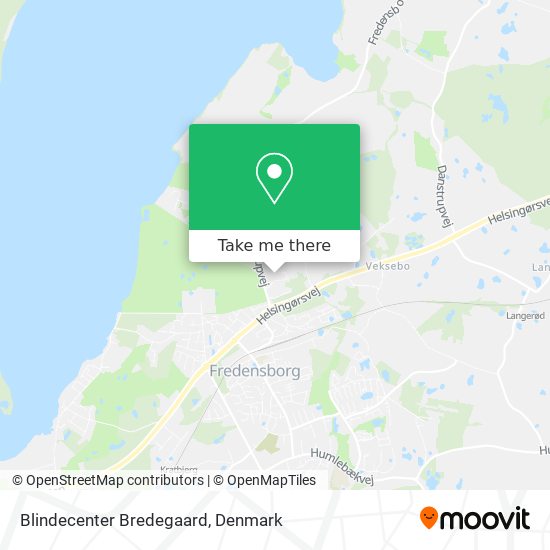 Blindecenter Bredegaard map