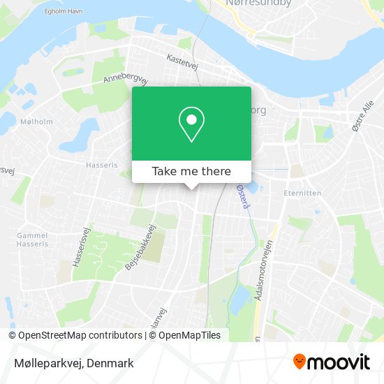Mølleparkvej map