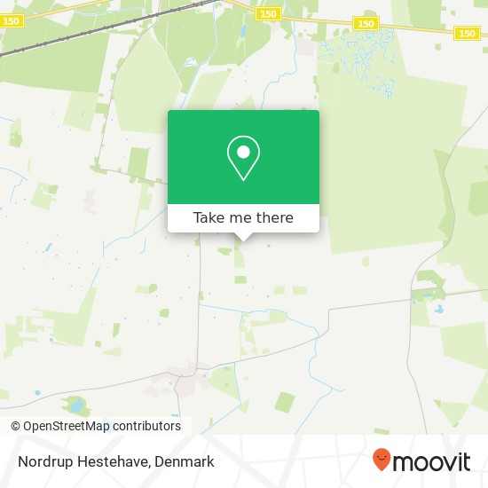 Nordrup Hestehave map