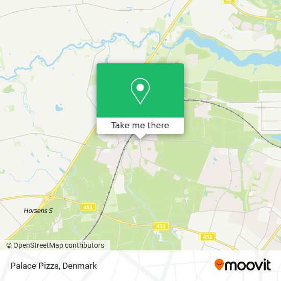 Palace Pizza map