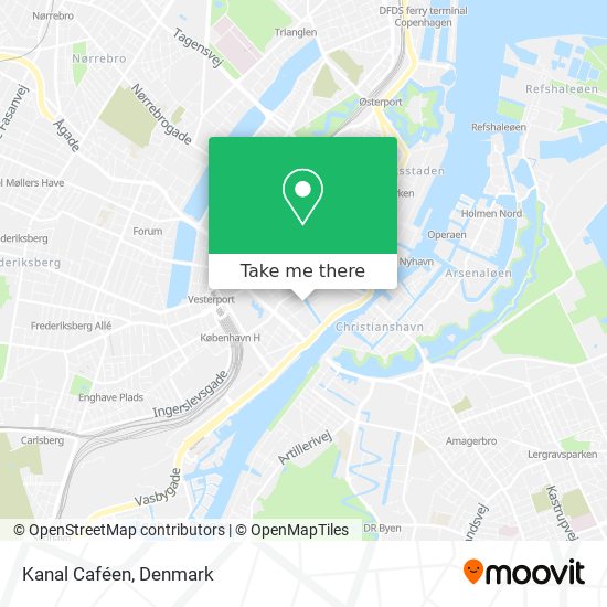 Kanal Caféen map