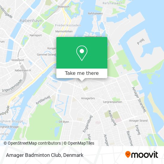 Amager Badminton Club map