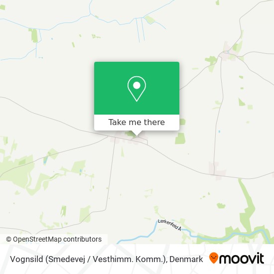 Vognsild (Smedevej / Vesthimm. Komm.) map