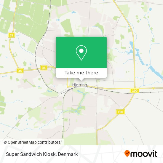 Super Sandwich Kiosk map
