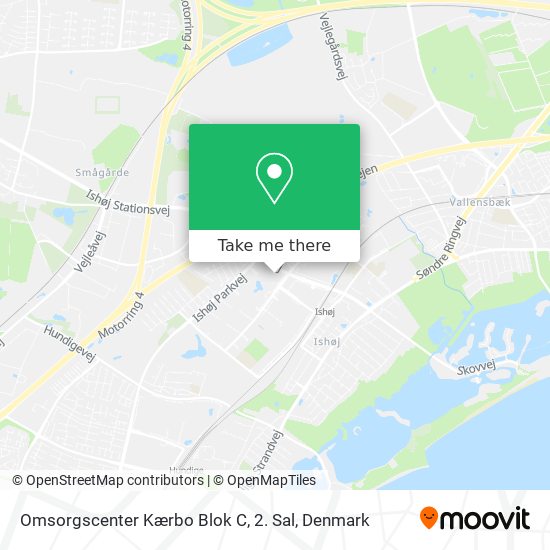 Omsorgscenter Kærbo Blok C, 2. Sal map