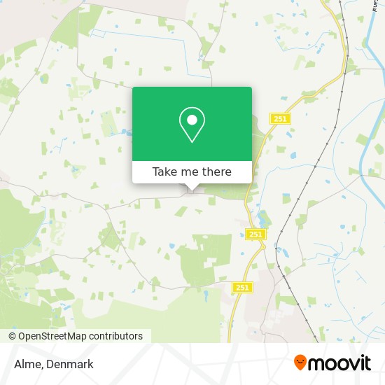 Alme map