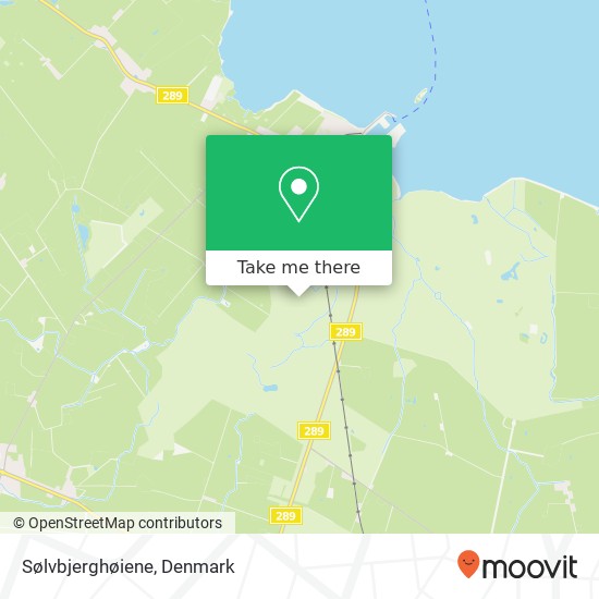 Sølvbjerghøiene map