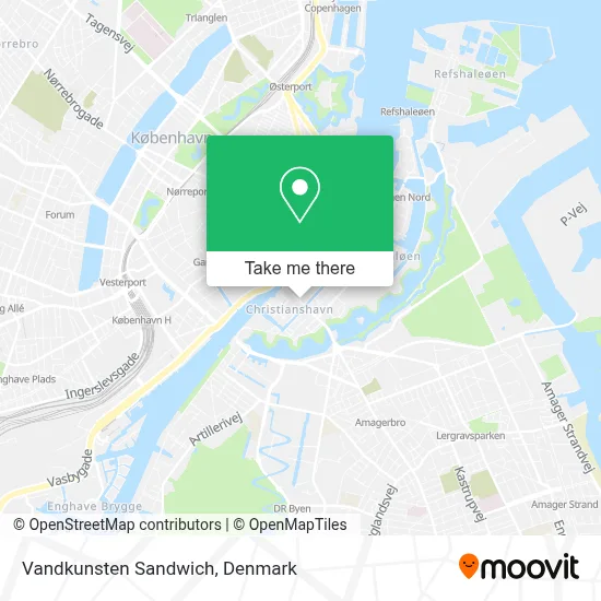Vandkunsten Sandwich map