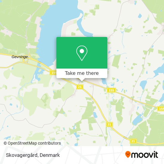 Skovagergård map