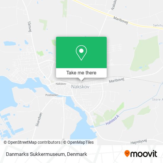 Danmarks Sukkermuseum map
