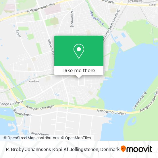 R. Broby Johannsens Kopi Af Jellingstenen map