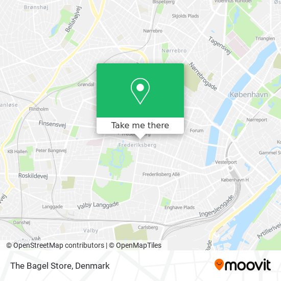 The Bagel Store map