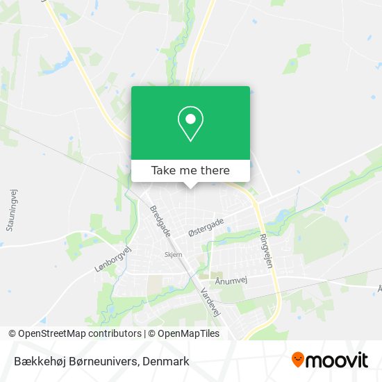 Bækkehøj Børneunivers map
