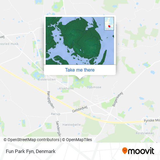 Fun Park Fyn map