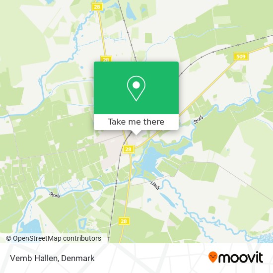 Vemb Hallen map