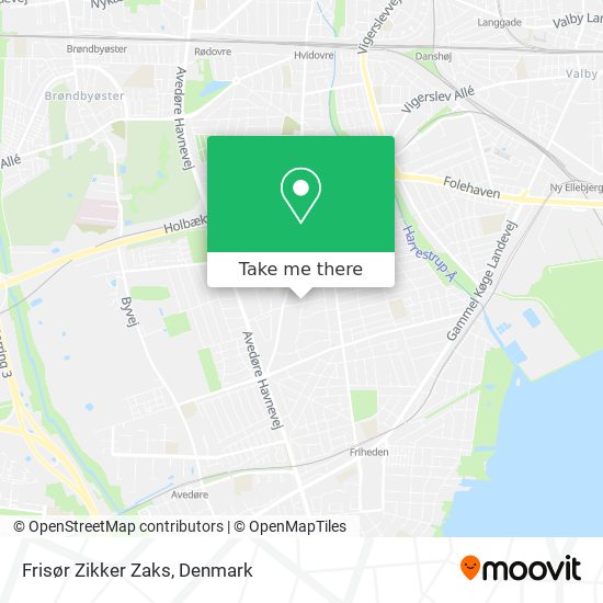 Frisør Zikker Zaks map