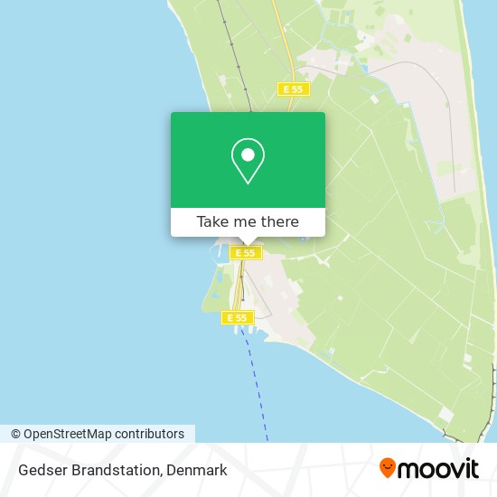 Gedser Brandstation map