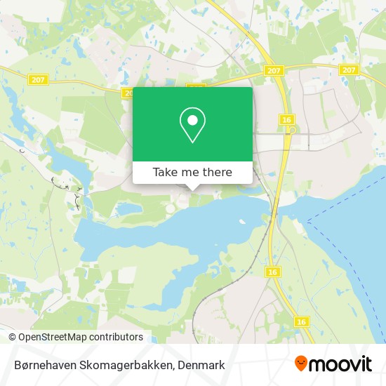 Børnehaven Skomagerbakken map