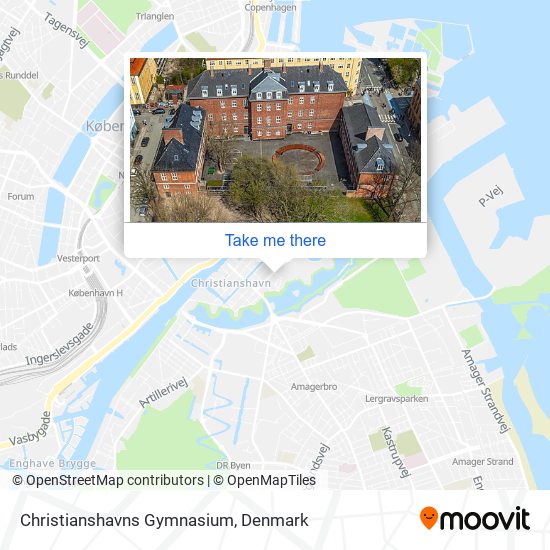 Christianshavns Gymnasium map