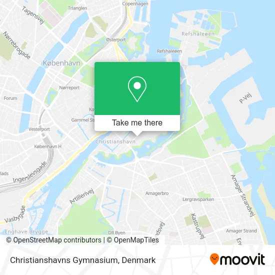 Christianshavns Gymnasium map