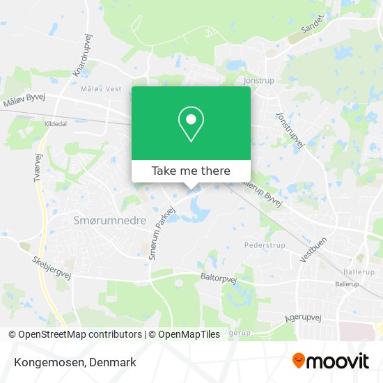 Kongemosen map