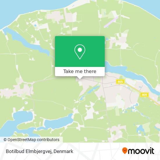 Botilbud Elmbjergvej map